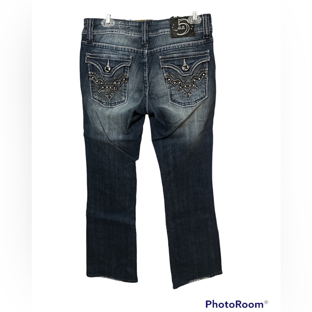 Studio 5 Boot cut mid-rise denim.  NWOT size 7x33. - Picture 2 of 6